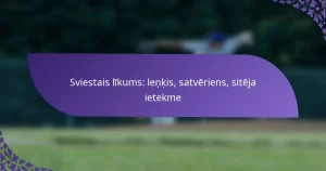 Sviestais līkums: leņķis, satvēriens, sitēja ietekme