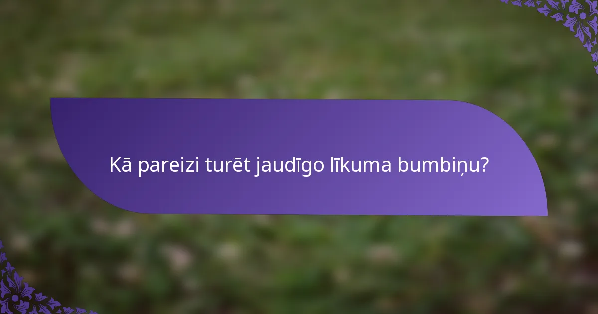 Kā pareizi turēt jaudīgo līkuma bumbiņu?